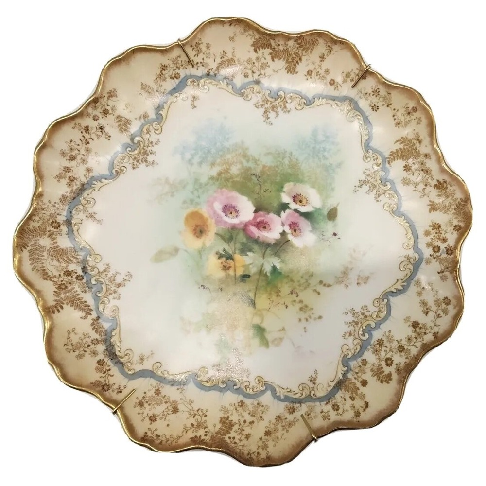 Doulton Burslem, 1891-1902, ENGLAND, Hand Painted, VERY GOOD **CABINET PLATE**